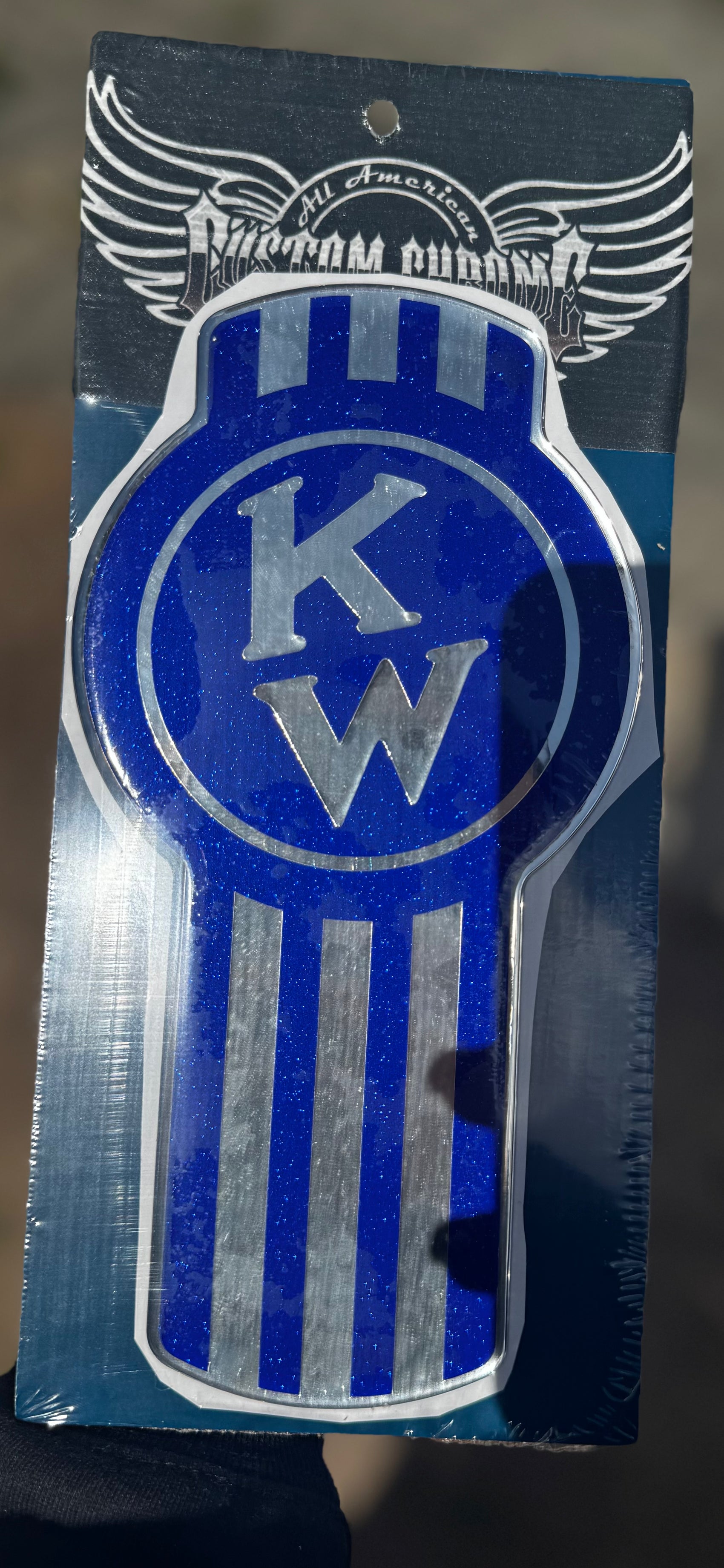 AACC - Kenworth Ol Skool Blue Metallic/Chrome Skin