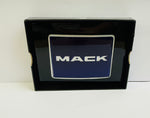 CK-BR-M1-7747 : Rectangular Belt Buckle MK Text Logo  Blue 647