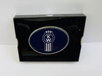 CK-BO-K-7747 : Oval Belt Buckle KW Logo Blue 647