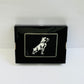CK-BR-M2-5778 : Rectangular Belt Buckle Mack Bulldog Logo Metallic Black