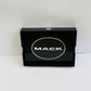 CK-BO-M1-5778 : Oval Belt Buckle Mack Text Logo Metallic Black