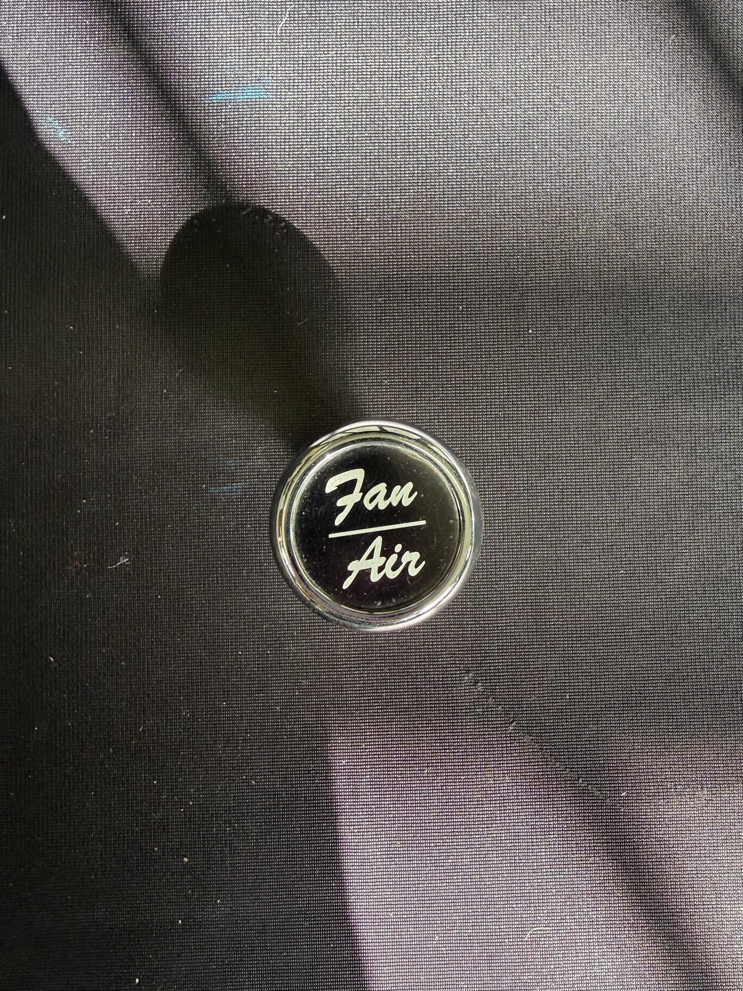 UNITED PACIFIC - 23460 : Fan/Air Knob - Black Sticker