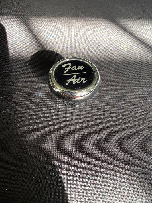 UNITED PACIFIC - 23460 : Fan/Air Knob - Black Sticker