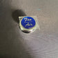 UNITED PACIFIC - 23392 : Fan / Air Glossy Knob - Screw Mount w Blue Sticker