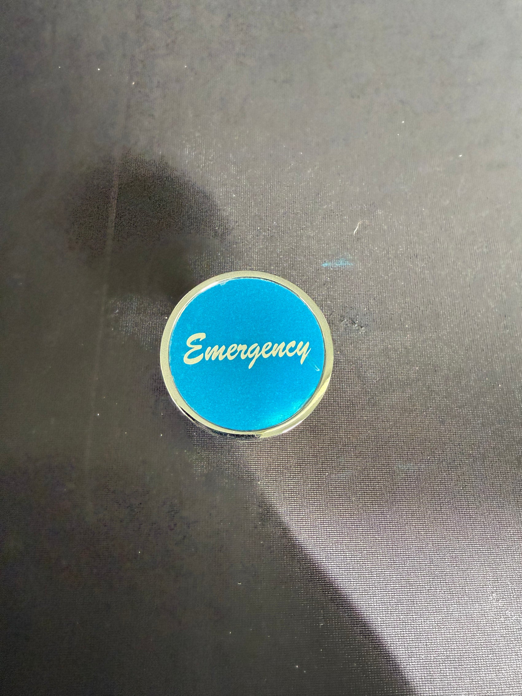 UNITED PACIFIC - 23281 : Emergency Knob - Blue - Pin style