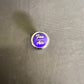 UNITED PACIFIC  - 23394 : Fan / Air Glossy Knob - Screw Mount w Purple Sticker
