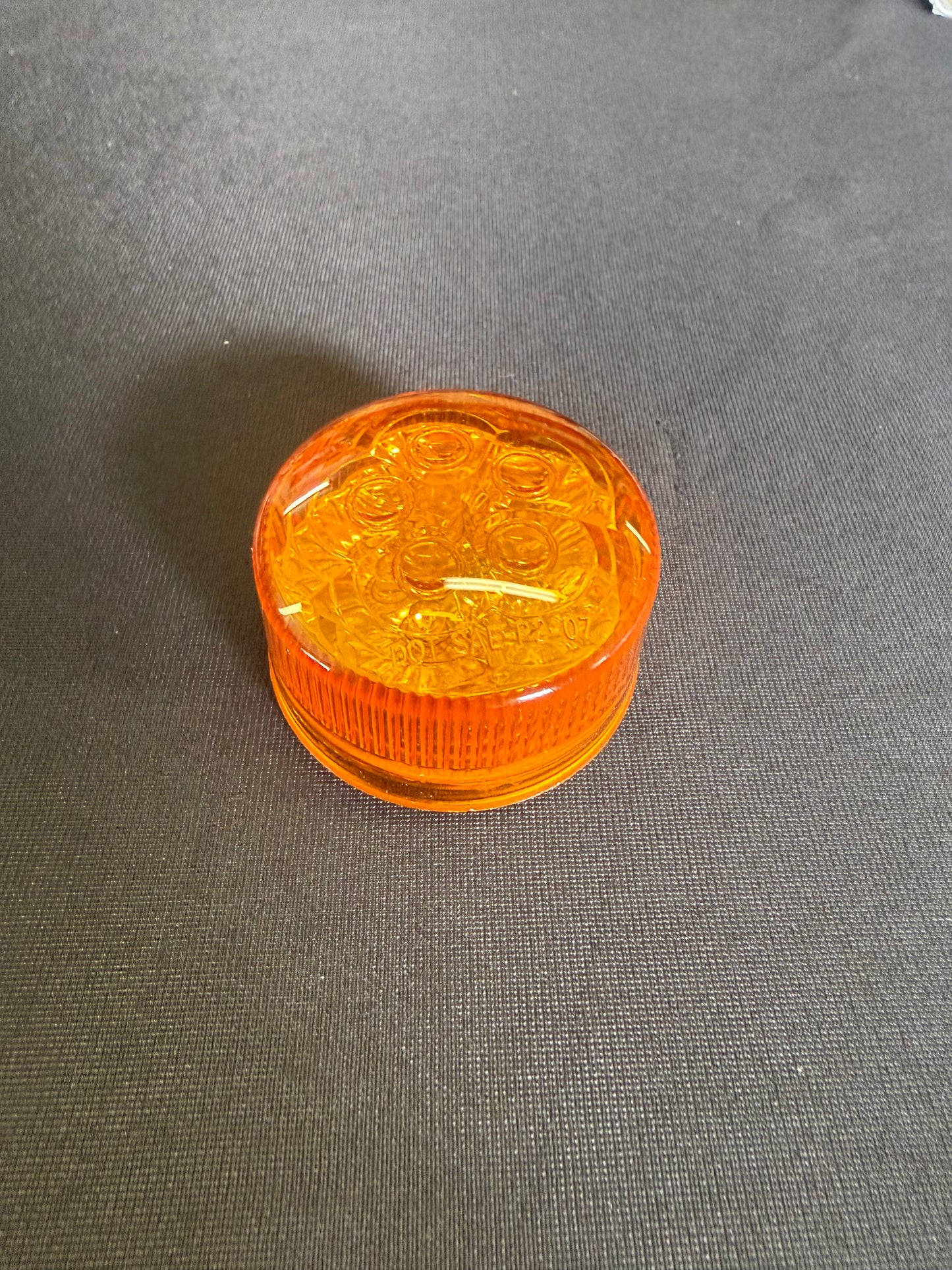 TLED-2SA : 2" Round LED Light - 5 Diodes - Amber LED