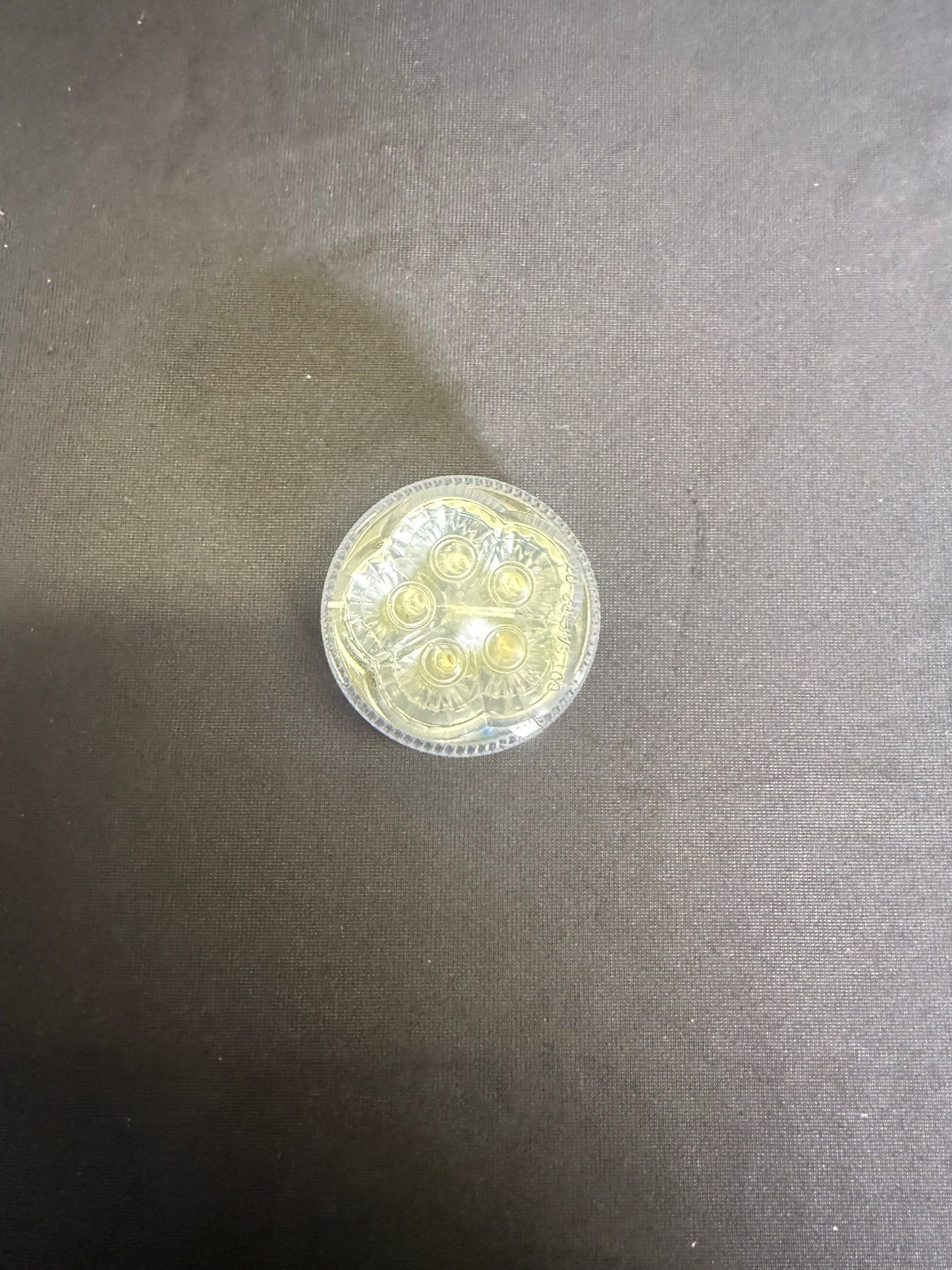 TLED-2SCA : 2" Clear Lens LED Light - 5 Diodes - Amber LED