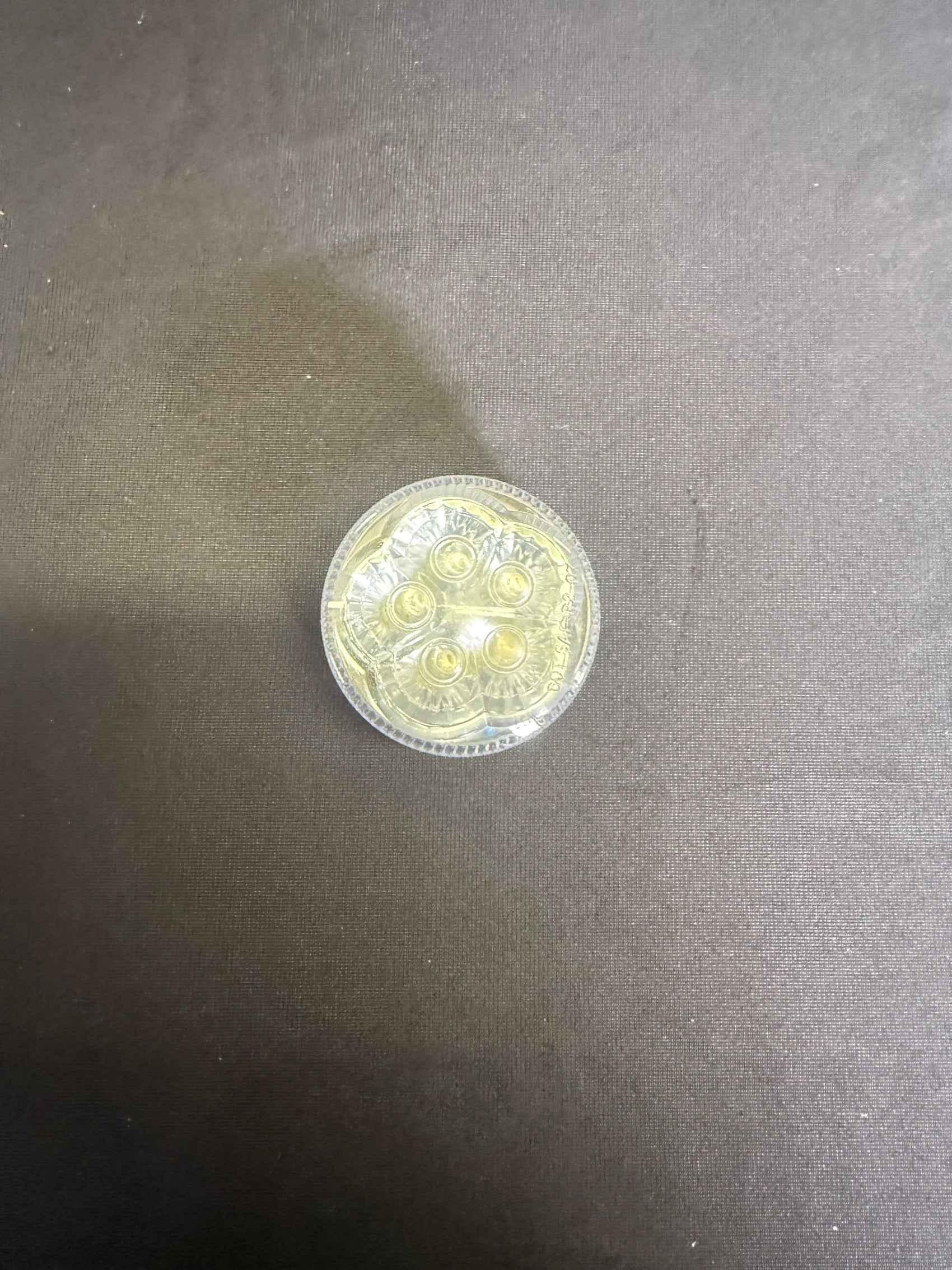 TLED-2SCA : 2" Clear Lens LED Light - 5 Diodes - Amber LED