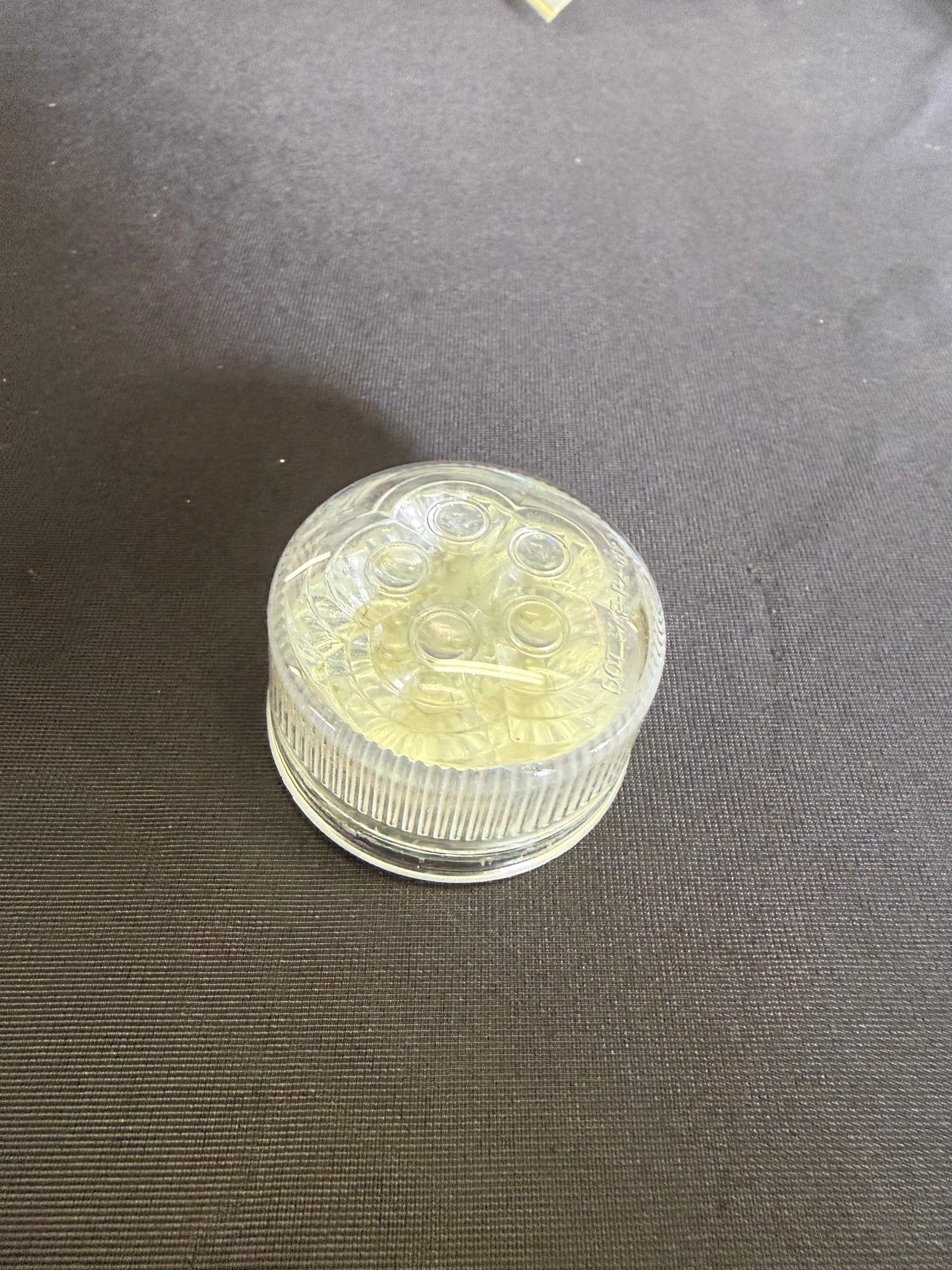 TLED-2SCA : 2" Clear Lens LED Light - 5 Diodes - Amber LED