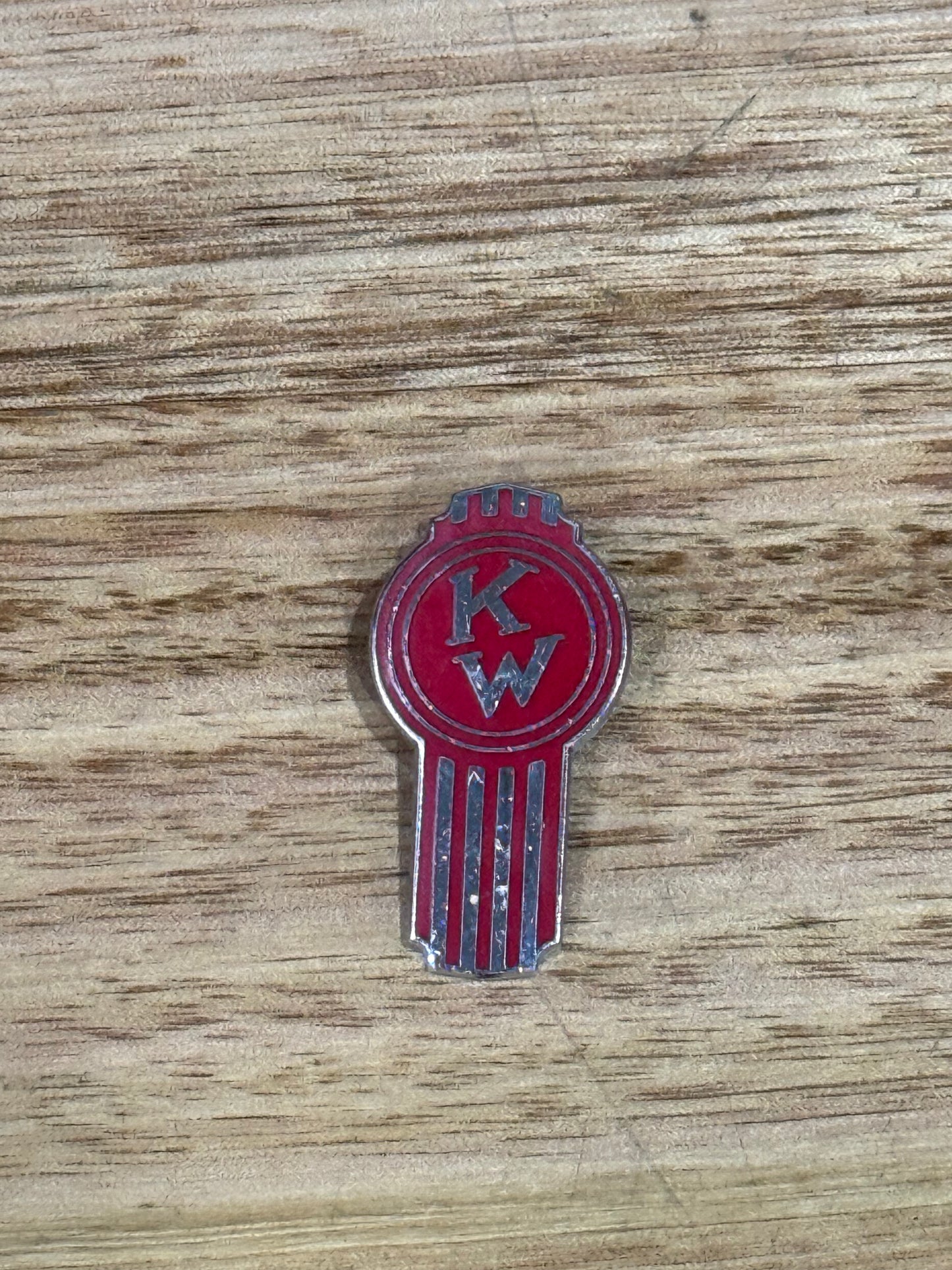 HH - Vintage KENWORTH Horn Honker Medallion - Red