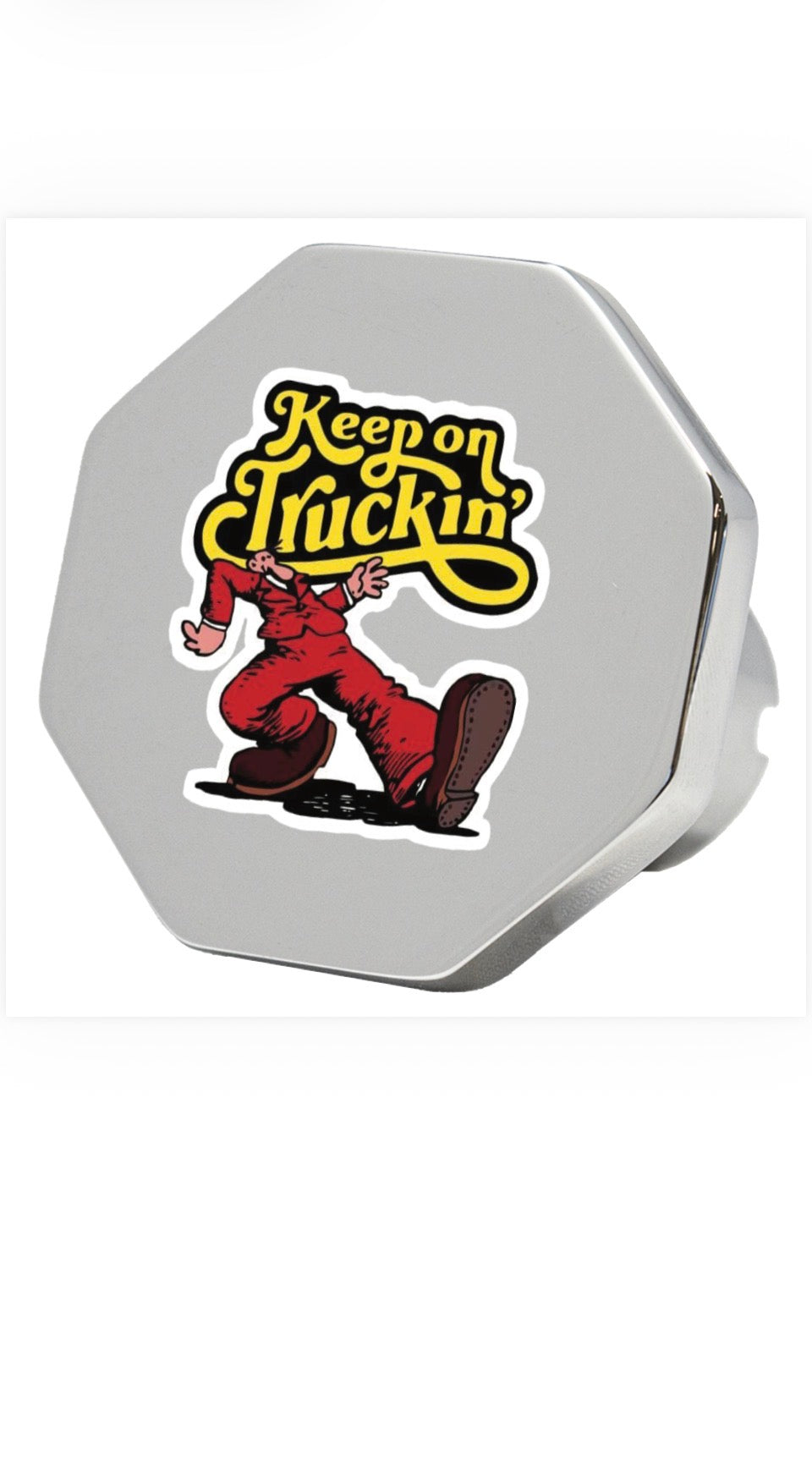 CK-KOT-OR: Keep On Truckin' Octagon Red Brake Knob