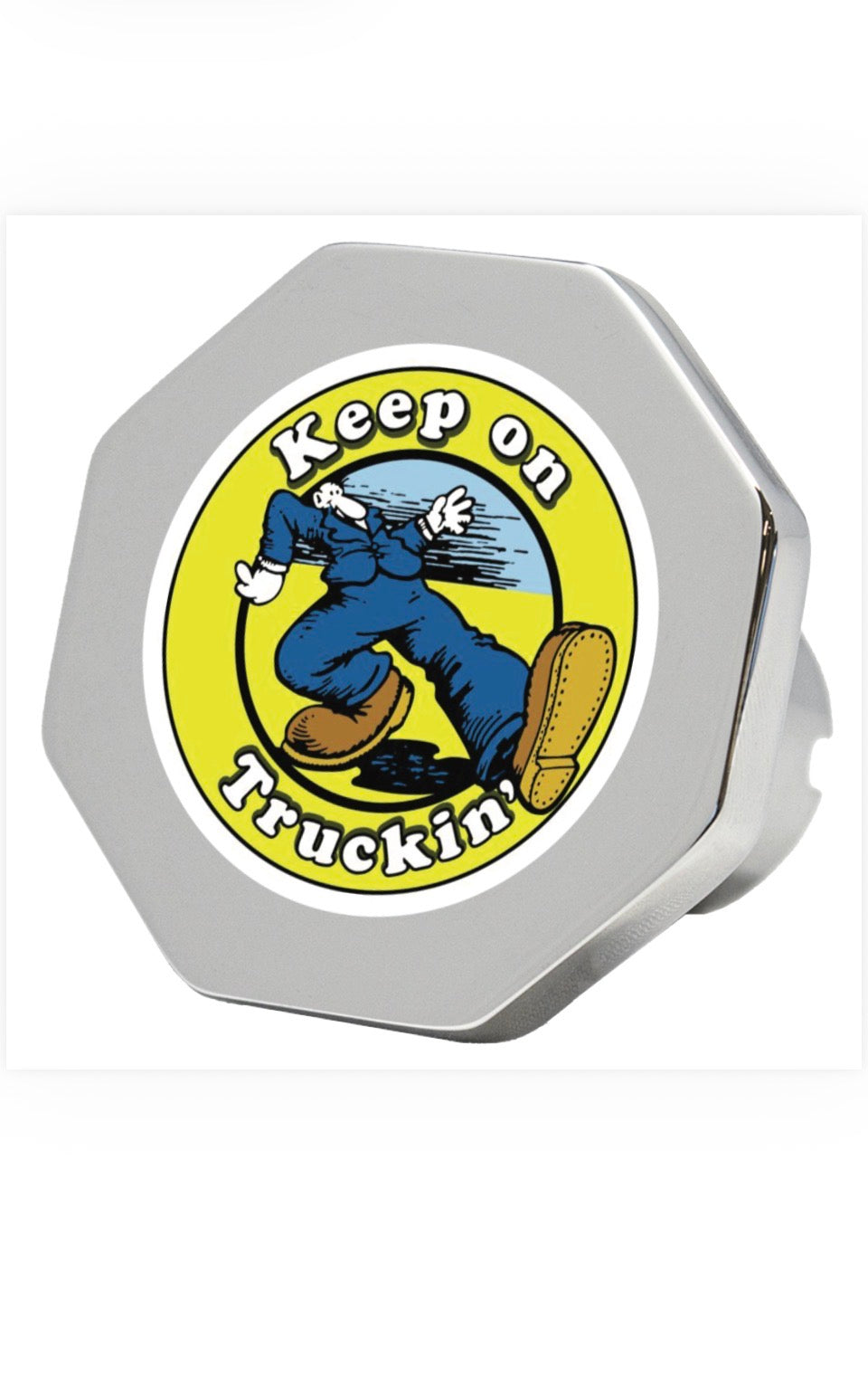 CK-KOT-OY: Keep On Truckin' Octagon Yellow Shaped Brake Knob