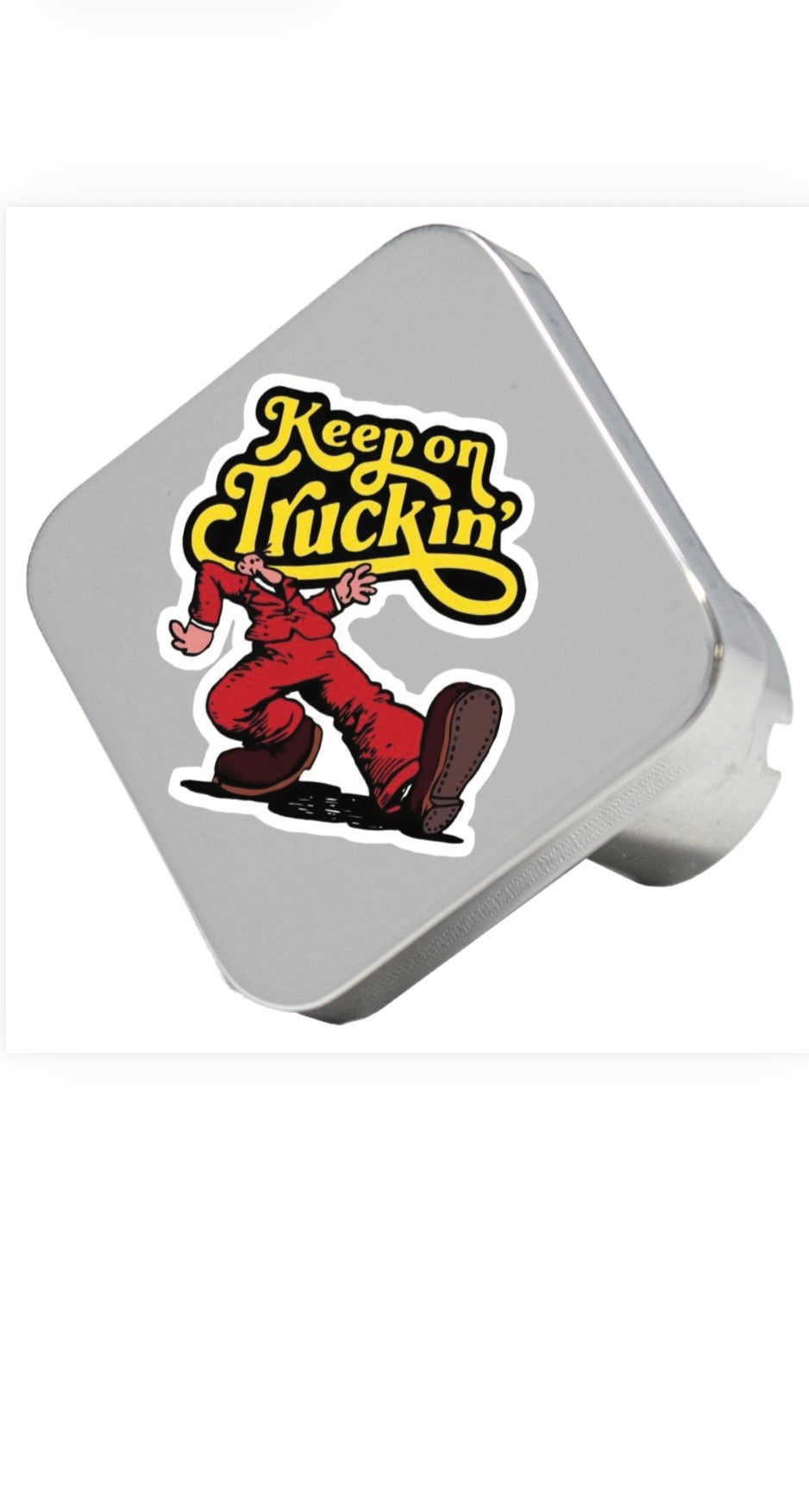 CK-KOT-SR: Keep On Truckin' Square Red Shaped Brake Knob