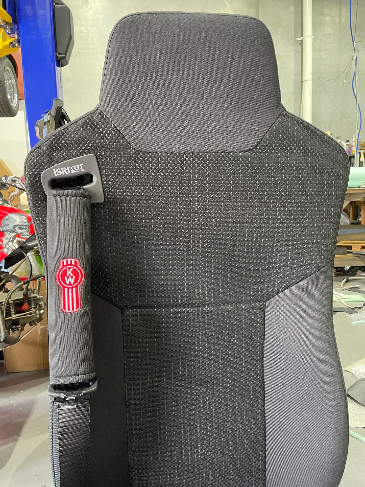AAA - Kenworth Seat Belt Cover - Black
