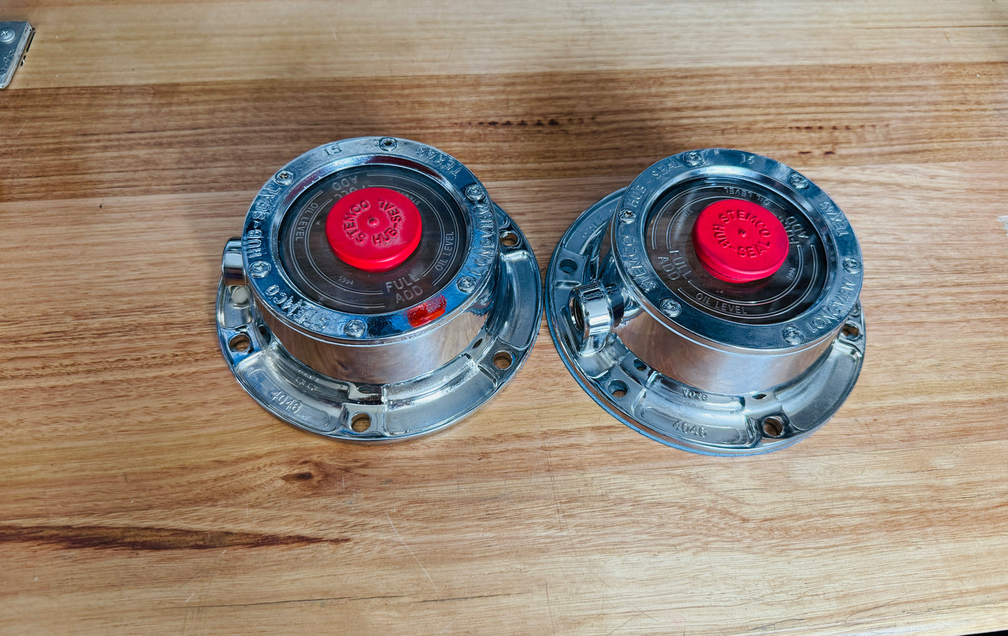 AACC - 5 1/2" Stemco Chrome Hubcaps High Profile (pair)
