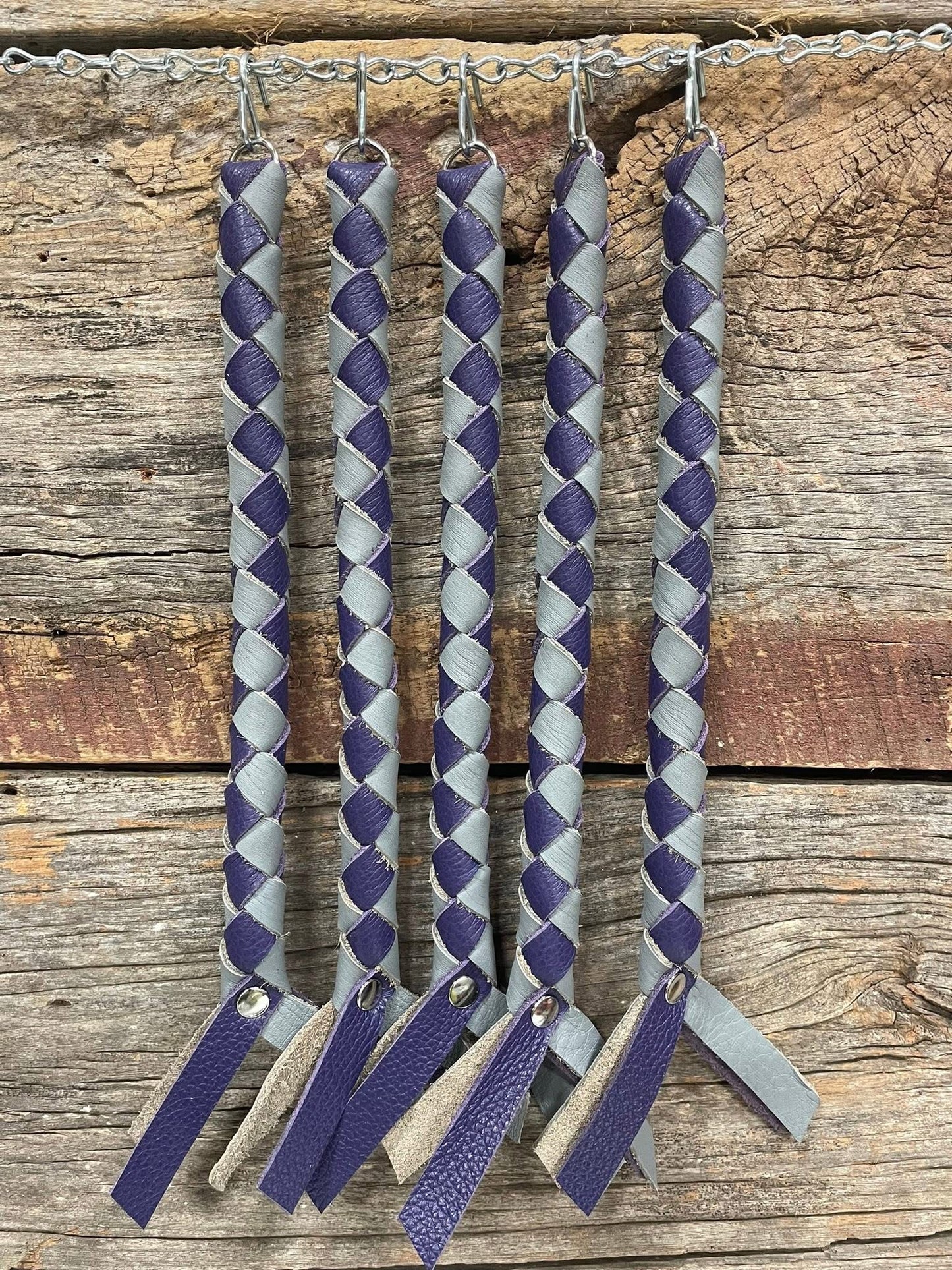 HH - Purple / Grey Leather Horn Honker