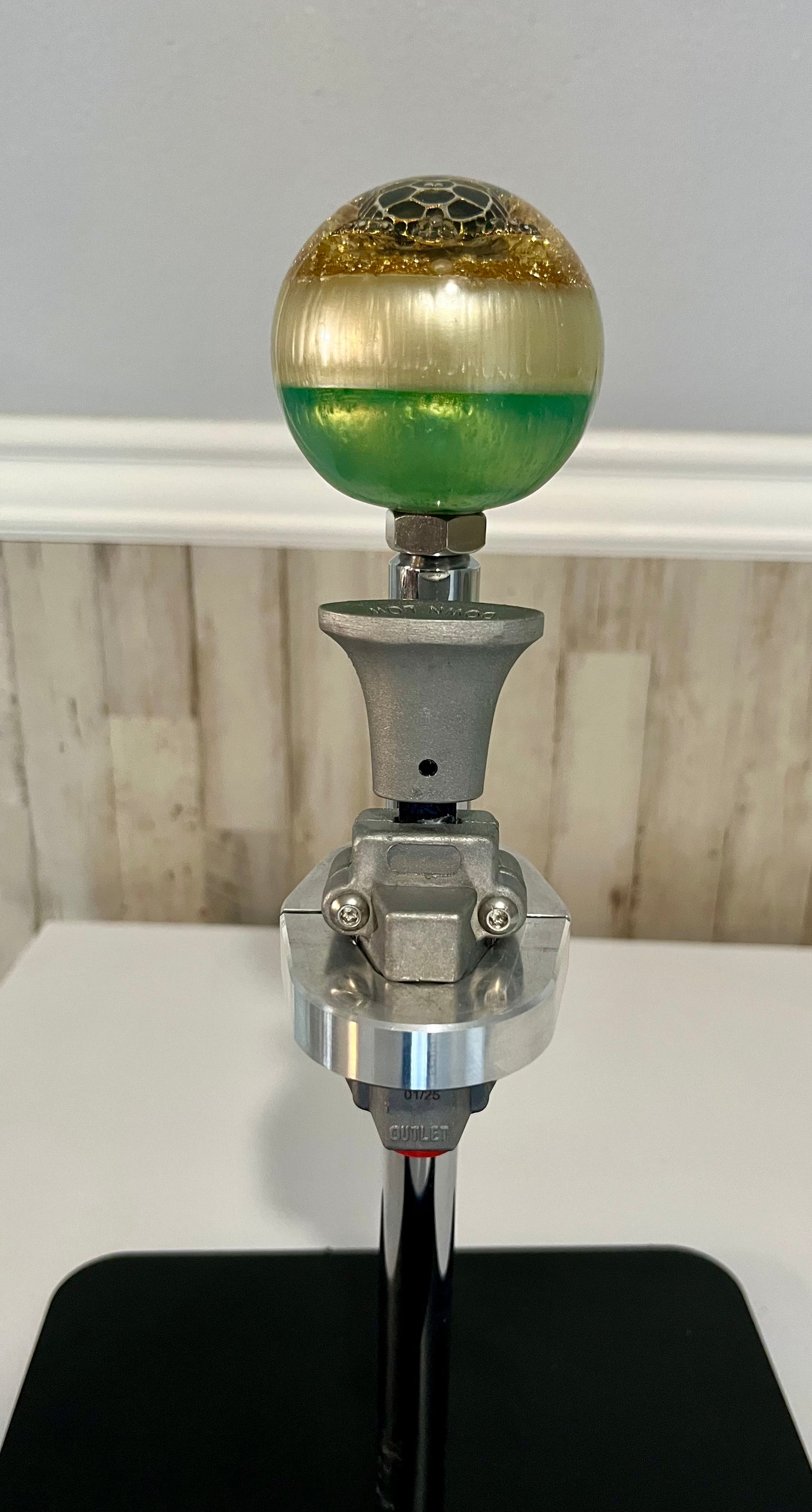 AACC - Old Skool Gearstick Setup - Comes with CatPaw OR Old SKool Glitter Knob, Airline Kit & Chrome 6" extension