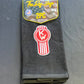 The Rag Guys - KWBK-R2 - KENWORTH Ol Skool Red Logo Black Rag/Towel - Set Of 2