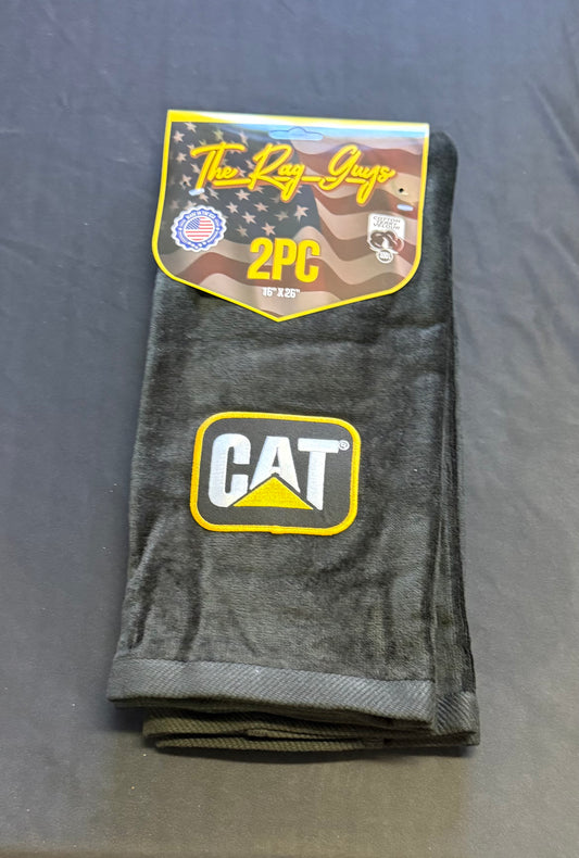 The Rag Guys - CABK-B1 - CAT Black Door/Rag Towels (set of 2)