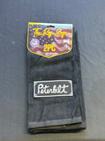 The Rag Guys - PBBK-B3 - PETERBILT Black Rectangle Logo Black Rag/Towel - Set Of 2
