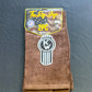 The Rag Guys - KWBR-B2 - KENWORTH Ol Skool Brown Rag/Towel Black Logo - Set Of 2