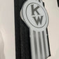 CUSTOM KNOBS-EMKWO-108 : Kenworth Old Style Badge Emblem Chrome / White