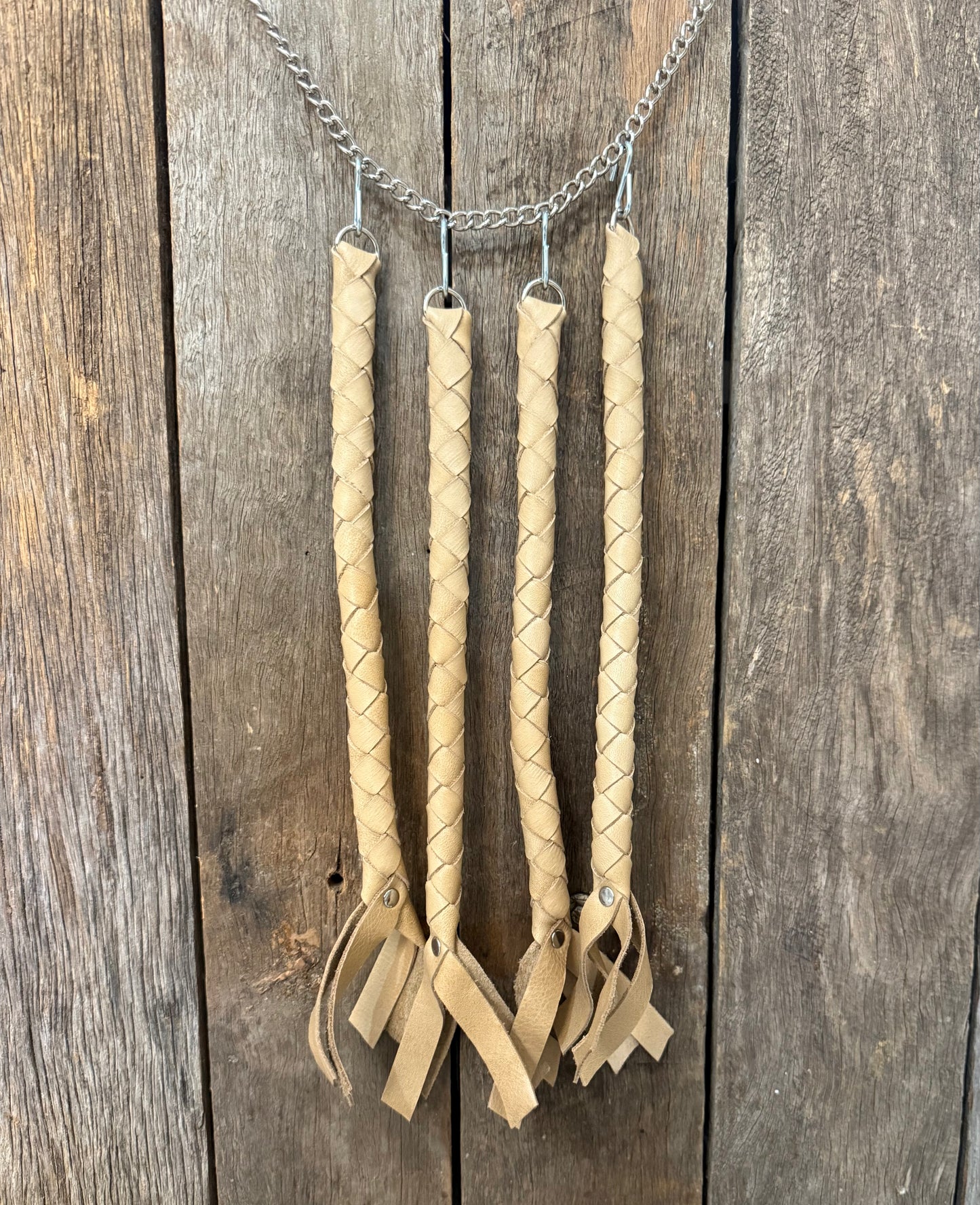 HH - Buckskin Leather Horn Honker