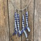 HH - Purple / Grey Leather Keychain/Fob