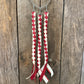 HH - Candy Apple Red Wine / Cream Leather Horn Honker