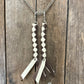 HH - Chocolate Brown / Cream Keychain/Fob