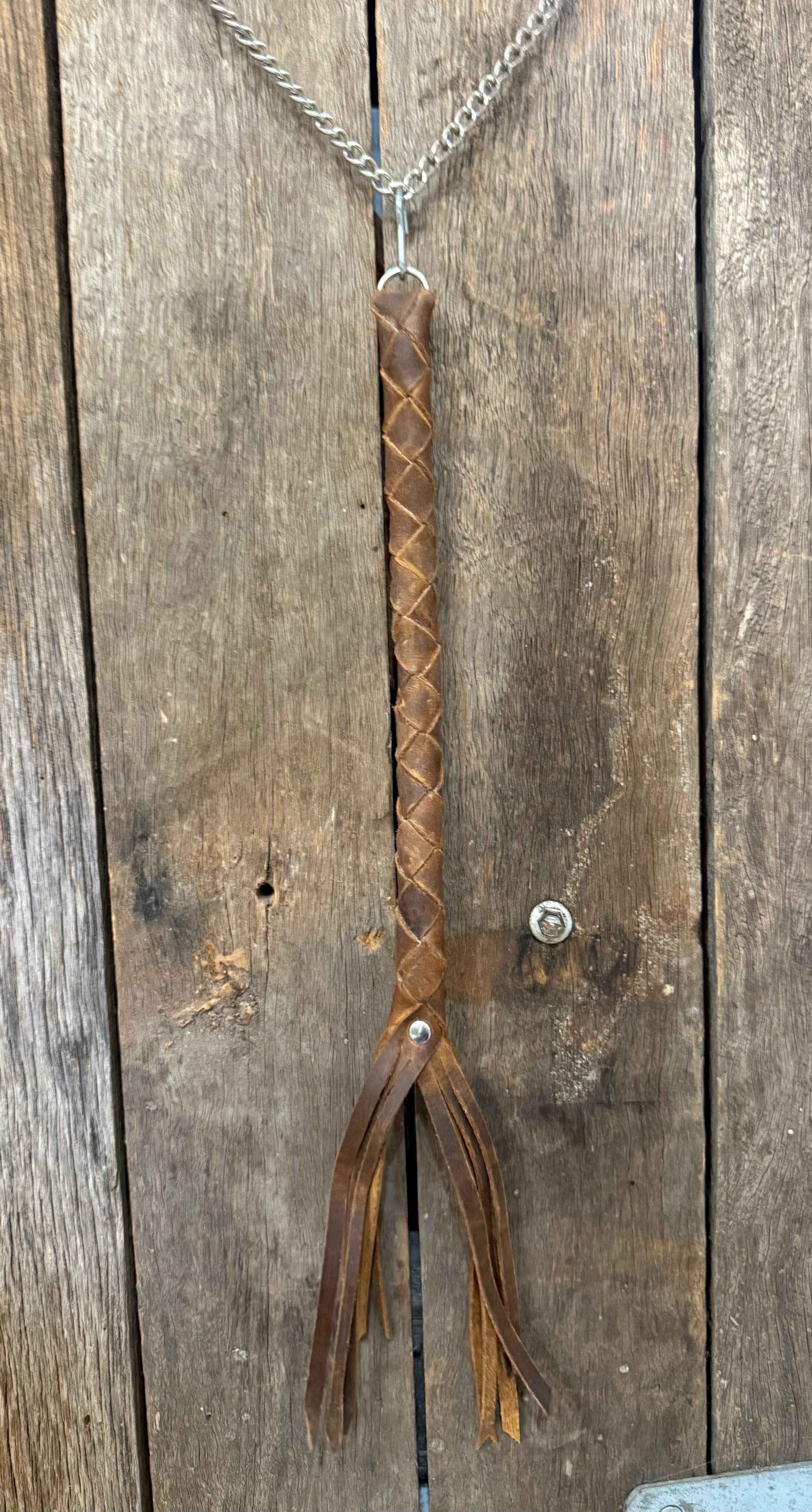 HH - Brown Leather Horn Honker