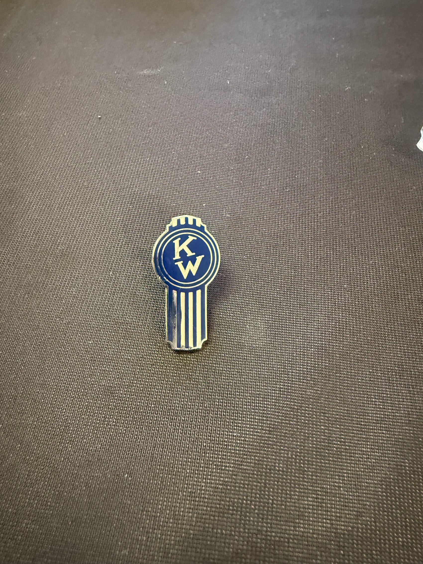 HH - Vintage KENWORTH Horn Honker Medallion - Blue