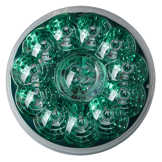 ASL - 40400GA - 4000 - 4" Designer Series - Green Lens / Amber LED