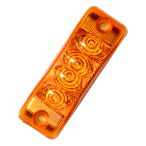 ASL - 62100A: Amber Marker/Clearance Lamp - 6 × 2 × 1 in