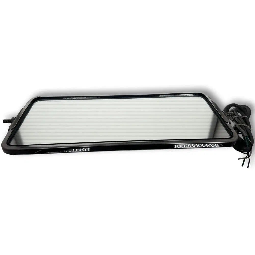 SS W/Coast Mirror Head Clear 12V LED 7 1/2 x 16"