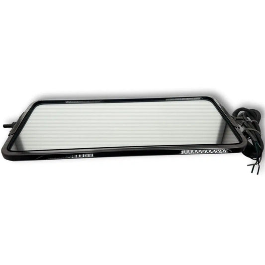SS W/Coast Mirror Head Clear 12V LED 7 1/2 x 16"