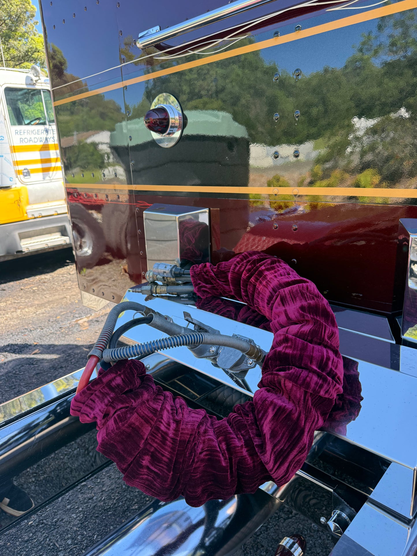 AACC - Suzi Sox (sock) - Maroon Velvet