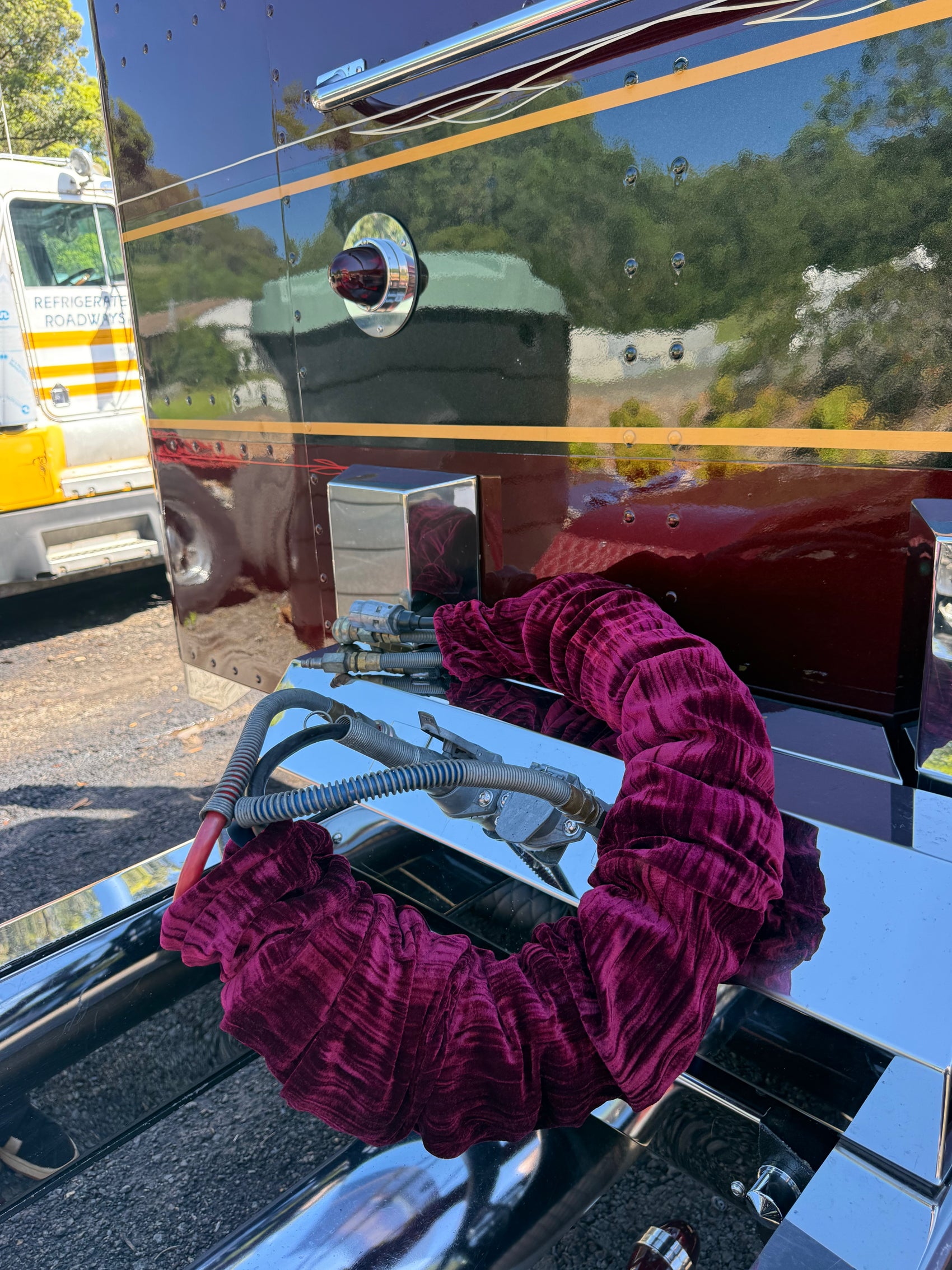 AACC - Suzi Sox (sock) - Maroon Velvet