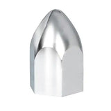 UNITED PACIFIC - 10047 - Chrome Plastic 1.5" x 2.75" Bullet Push On Nut Cover (box of 20)
