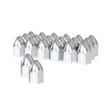 UNITED PACIFIC - 10047 - Chrome Plastic 1.5" x 2.75" Bullet Push On Nut Cover (box of 20)