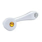 UP - 24022: Chrome Die-Cast Window Crank With 3/8” Square Adapter - Amber Crystal (Sold Each)