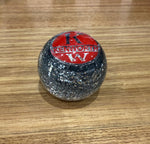 GS-KS3 :  Silver Glitter Round Knob with Round red/silver KENWORTH detail