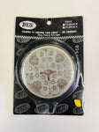 TLED-4CA : Clear 4" Round LED Light - 32 Diodes - Amber LED