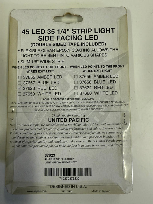 UNITED PACIFIC - 37263 : 45 LED - 35.25" Strip Light - Red LED