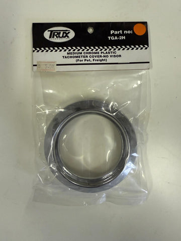 TGA-2H : Medium Chrome Plastic Tachometer with no visor