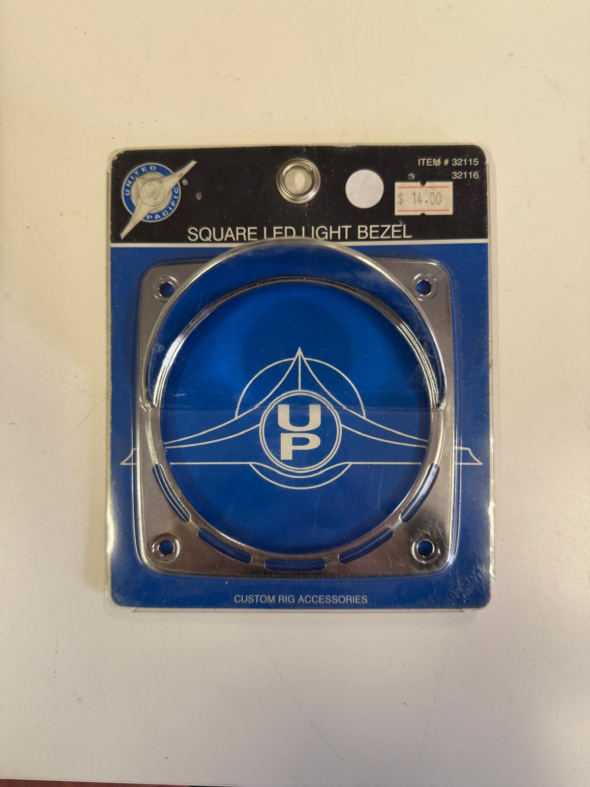 UNITED PACIFIC - 32116 : Square LED Light Bezel with Visor
