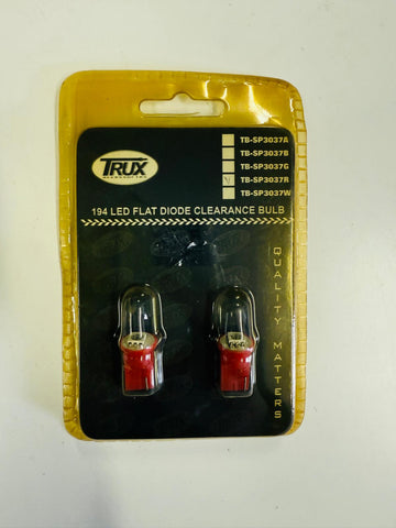 TB-SP3037R : 194 LED Flat Diode Clearance Bulb - Red