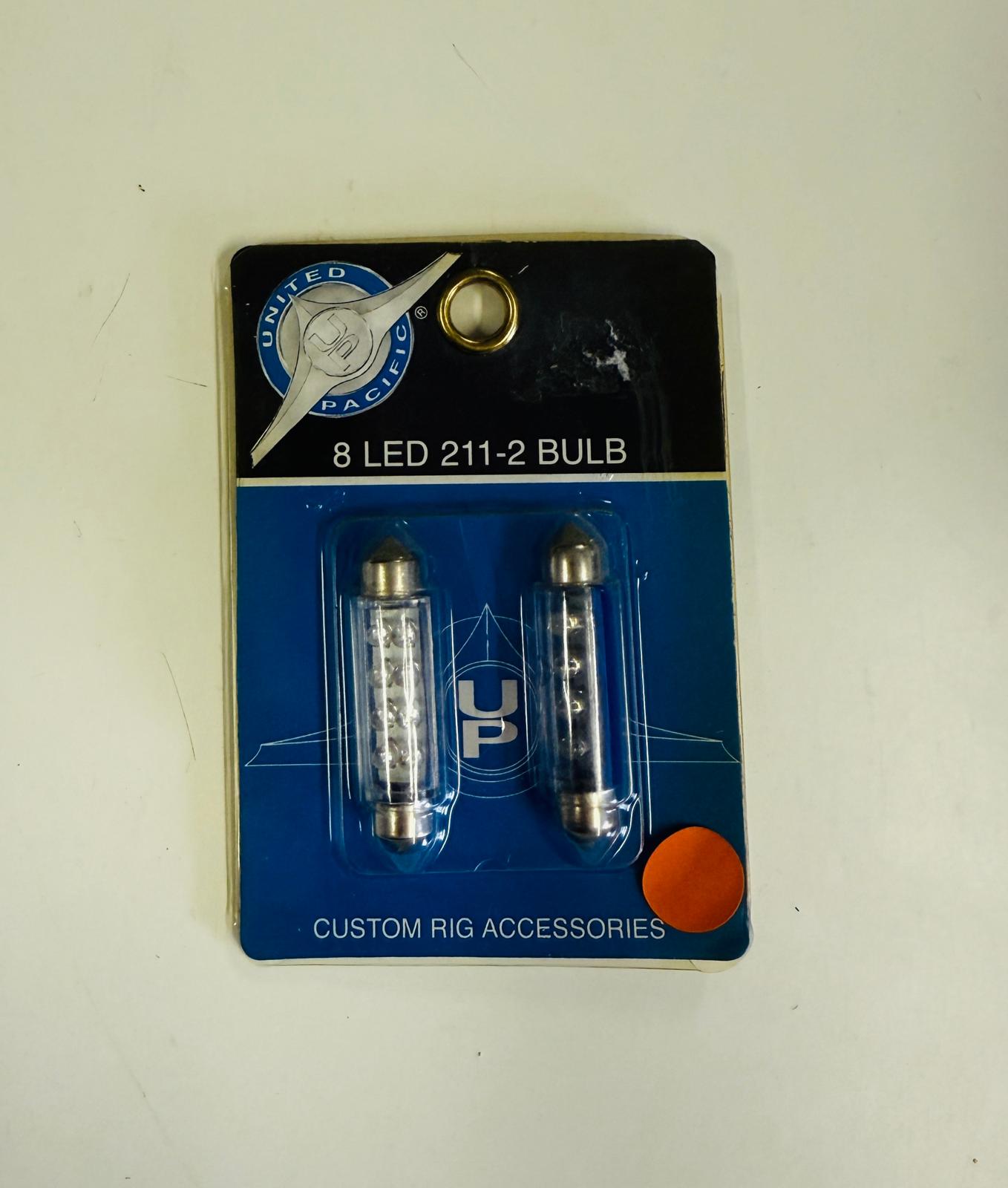 UNITED PACIFIC - 38573 : 8 LED 211-2 Bulb - Blue (2 Pack)