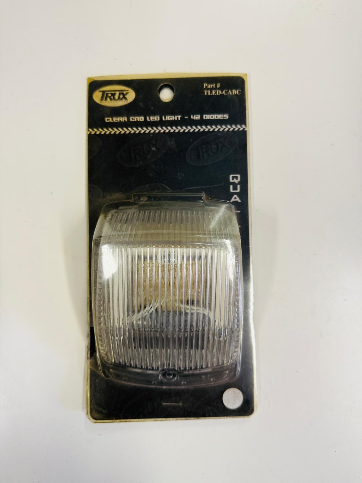 TX-TLED-CABC: Clear Amber Marker Square Cab LED Light